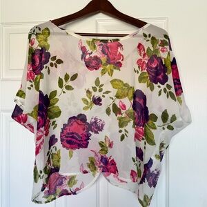 Floral Print Women's Top